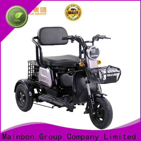 Mainbon battery tri cycles for business for senior
