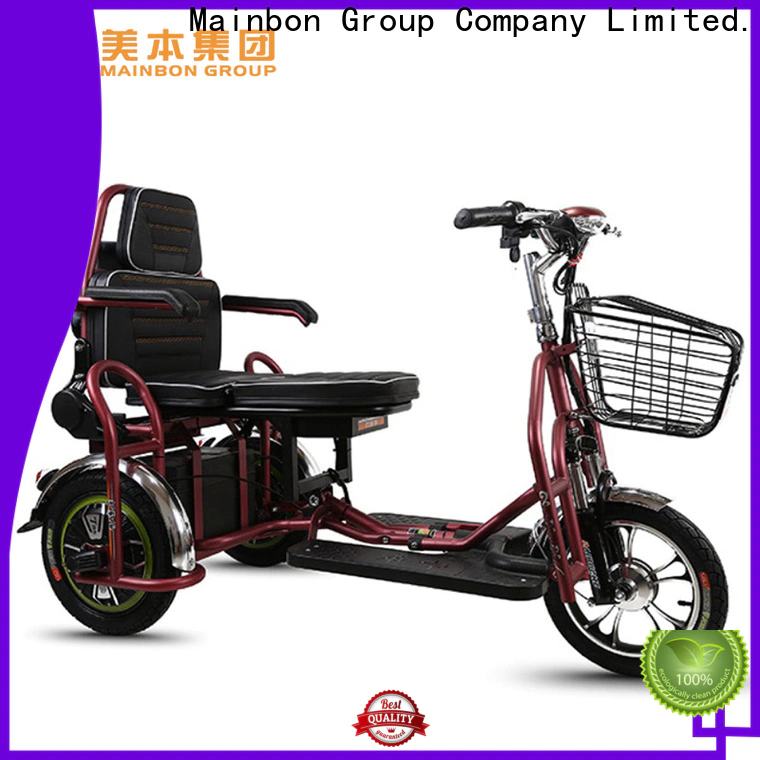 Mainbon Best women's tricycle with basket suppliers for senior