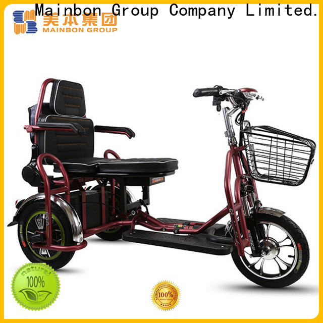 Mainbon seat 3 wheel bike with motor company for kids