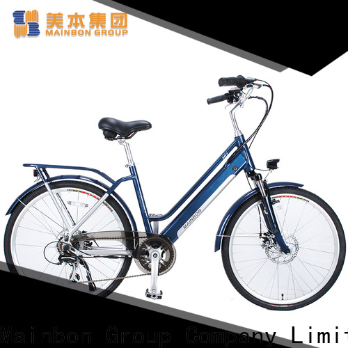 Mainbon top best battery bike supply for ladies