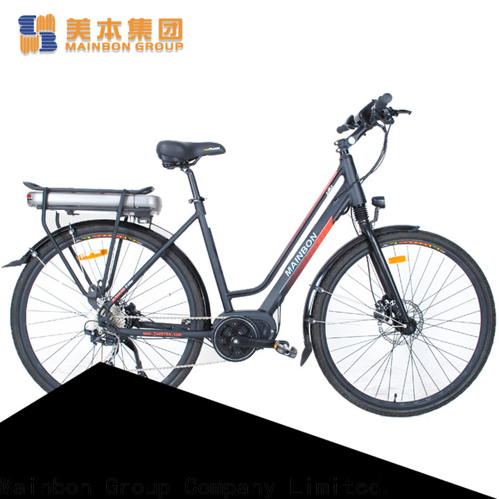 Mainbon model battery powered bicycles for sale supply for ladies