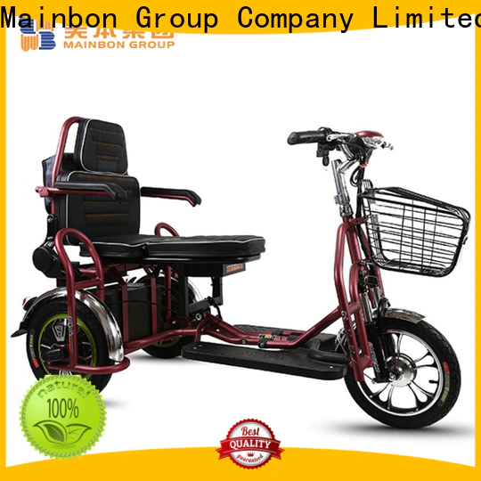 Mainbon Best 3 wheel motorized bicycle supply for senior