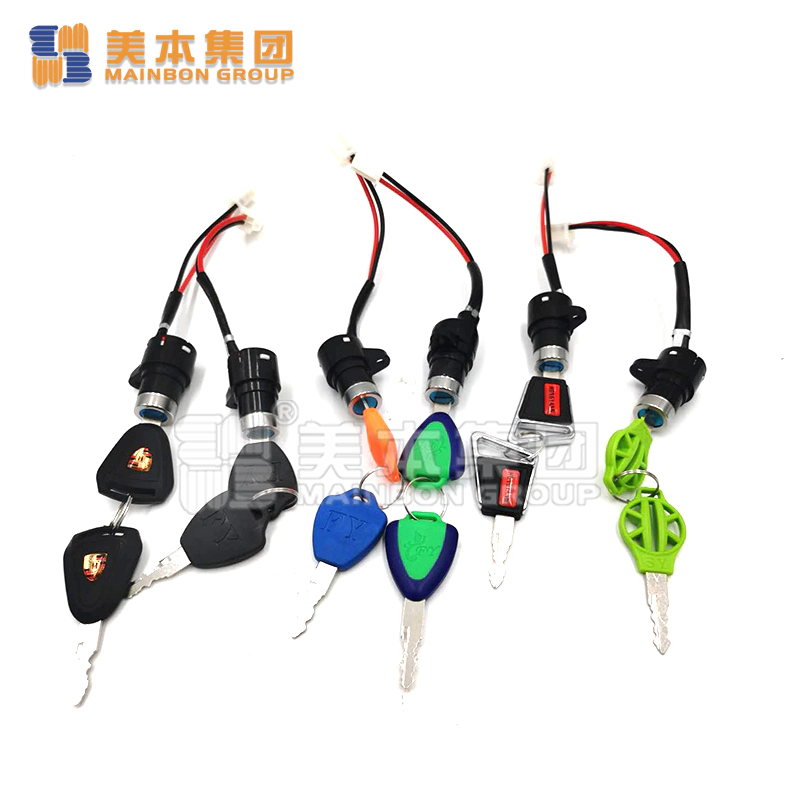 Electric Tricycle Parts Motorcycle Power Lock Ignition Key Power Key
