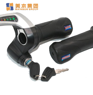 Factory components electric car accessories electric car handle with lock throttle handle power display lithium electric handle