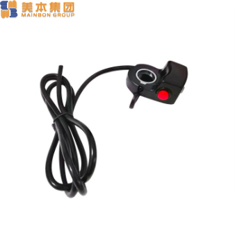 Battery car accessories electric car handle power display dial speed control handle with headlight button thumb handle