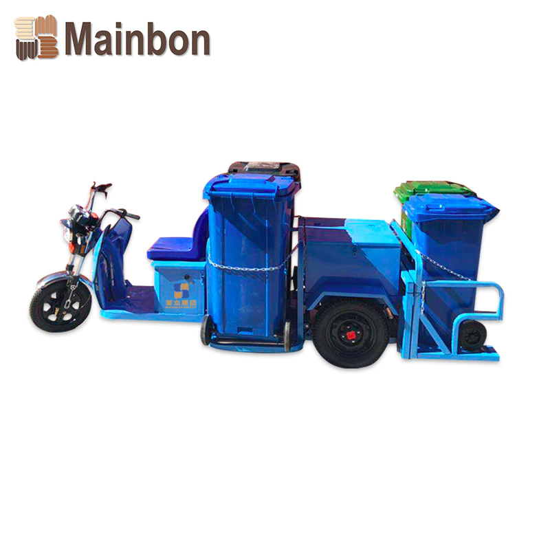 Electric Tricycle Three Wheel Trash Collection Tricycle for Public Cleaning Services