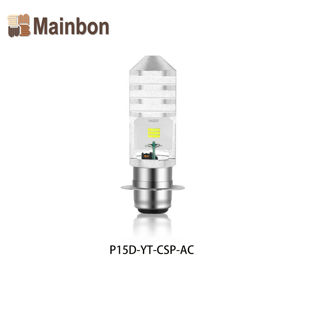 Led Headlight Bulb P15D for Electric Motorcycle Ebike Electric Bicycle