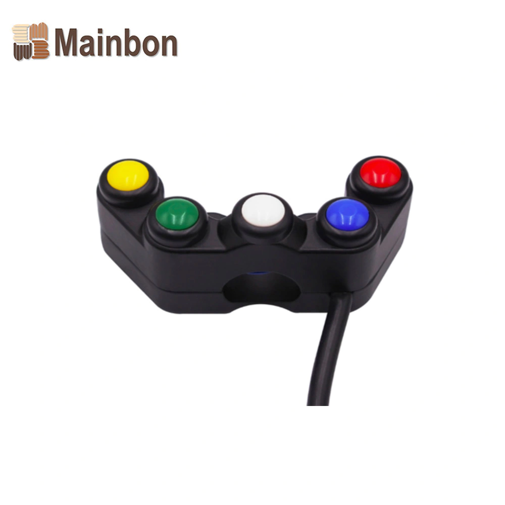General accessories aluminum alloy five-color five-position Motorcycle handlebar switch